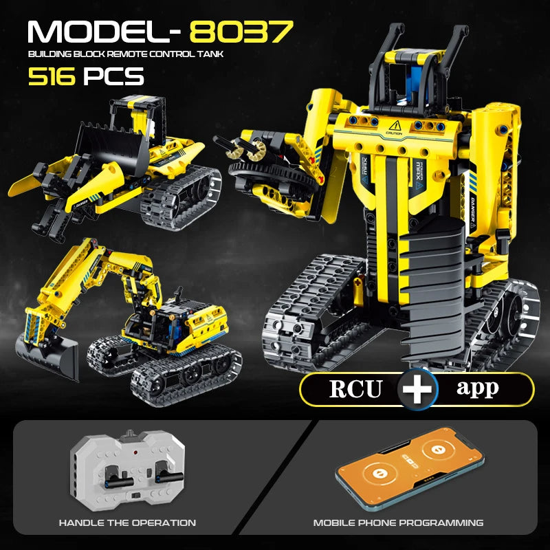 RoboConstruct™ 3-in-1 Remote Control Build Set