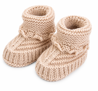 Baby Crochet Knit Socks (0–12 Months)